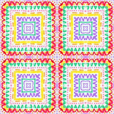 Yerli Amerikan Suluboya Düzeni. 