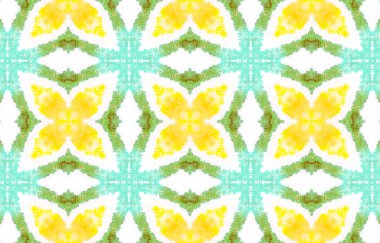 Suluboya Etnik Motif Deseni. 