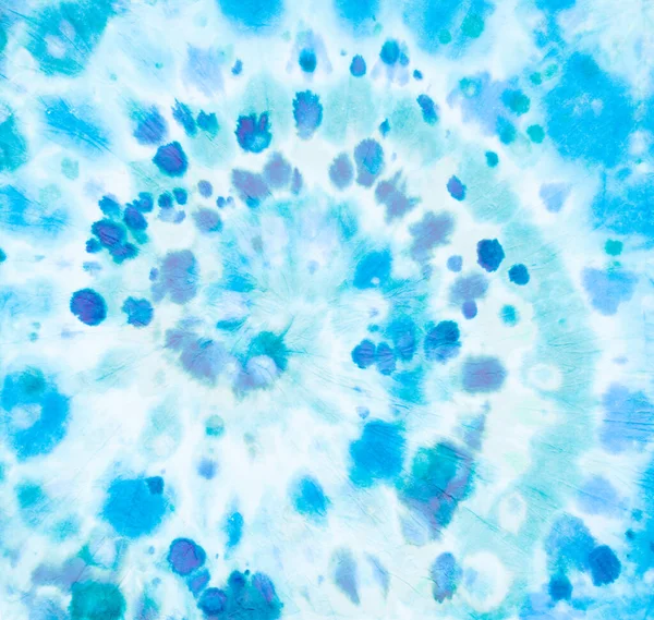 Abstraktní Modrý vír. Tyrkysový barevný textil. — Stock fotografie