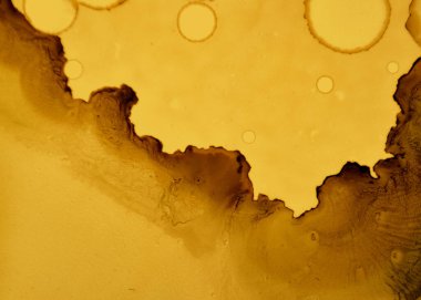 Siyah ve Sarı Soyut Akrilik Doku. Gri 