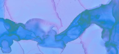 Pastel Akış Tasarımı. Modern Mürekkep Lekeleri Dokusu. 