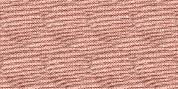 Brown Thread Pattern. Organic Knitting Fabric. — Stock Photo, Image