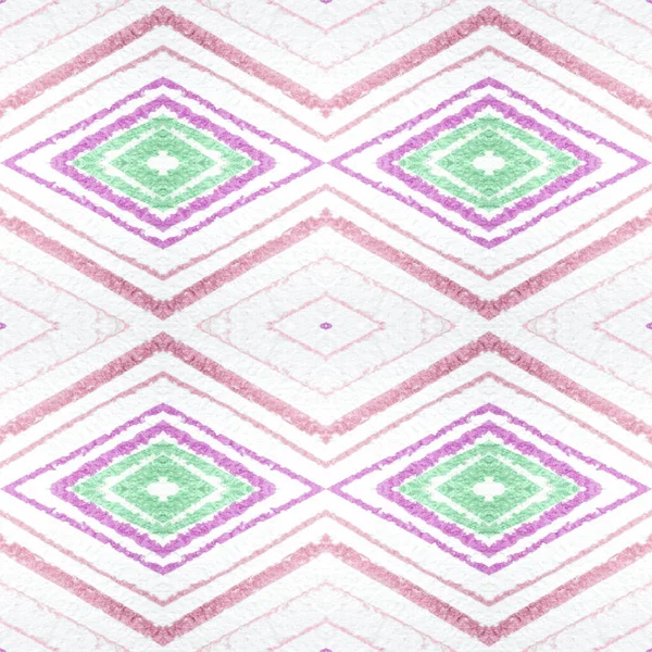 Painted Color Mexican Pattern. Seamless Geometric — Stock Photo, Image