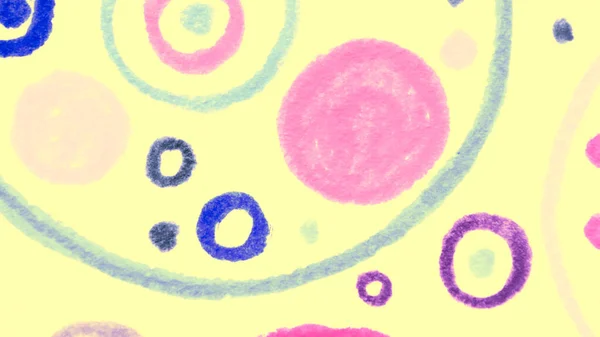 Confettis Pastel pour enfants. Surface circulaire. — Photo