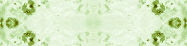 Green Seamless Tie Dye Textura suja. Tecidos — Fotografia de Stock
