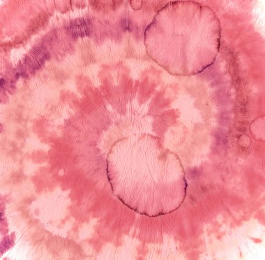 Kırmızı kravat boyası girdabı. Suluboya ile Hippi Deseni 