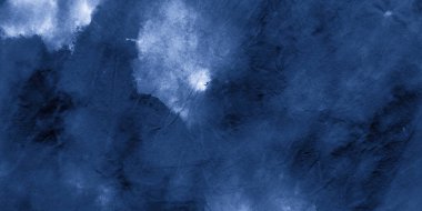 Suluboya Sıçratma. İndigo Denim Akrilik 