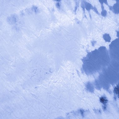 Çivit Tie Dye Print. Mavi suluboya lekeleri. Mürekkep 