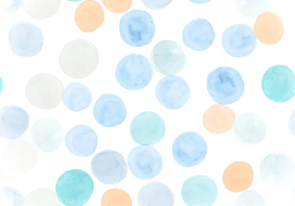 Naadloze cirkel textiel. Blauwe aquarel radiaal — Stockfoto
