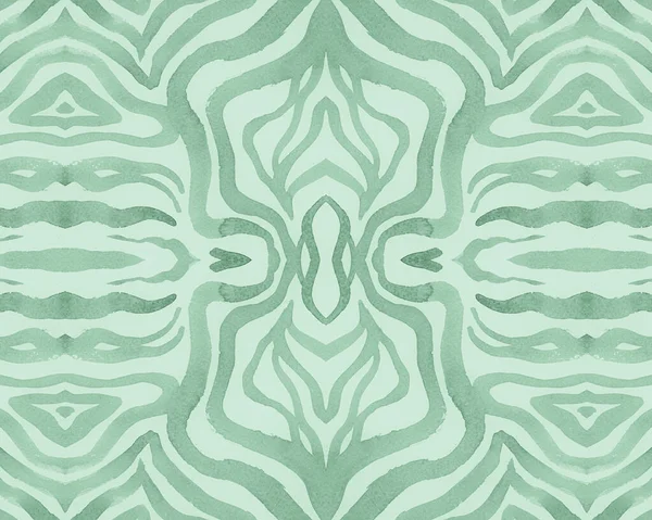 Green Seamless Animal Pattern. Abstraktes Afrikanisch — Stockfoto