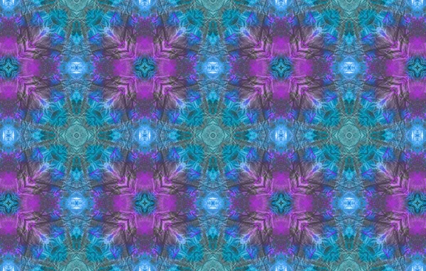 Watercolr Kaleidoscope Pattern. — стокове фото