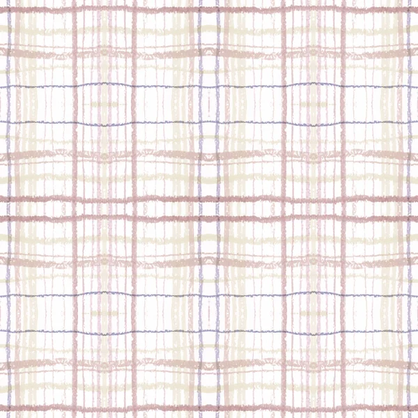 Plaid Pattern. Beige Check Fabric Шотландія — стокове фото