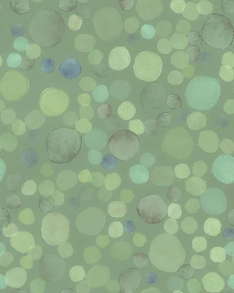 Seamless Circle Surface. Watercolour Succulent — Stock Photo, Image