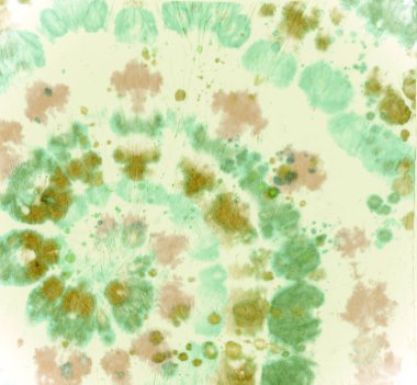 Doku, kravat boyası. Sanatsal Suluboya Tasarımı. 