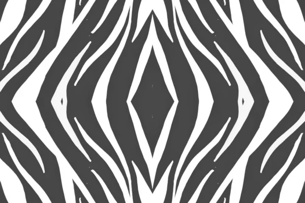 Seamless Zebra Stripes. Abstract Safari Design. — Stock Photo, Image