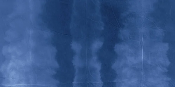 Impresión de tinte a rayas índigo. Grunge azul étnico — Foto de Stock
