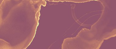 Mürekkep Altın Arkaplan. Kahverengi Lüks Efekt. Kırmızı 