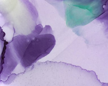 Ruhsal Sanat dokusu. Sıvı Mürekkep Dalgası Arkaplanı. 