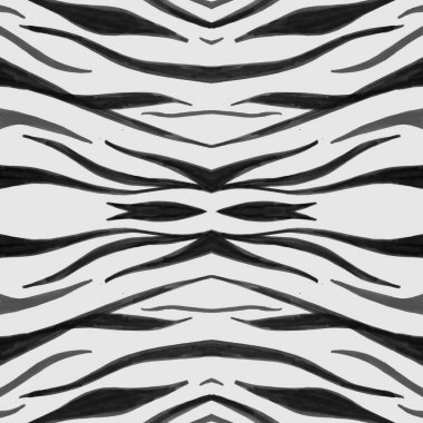 Kusursuz Zebra dokusu. Suluboya Hayvan Derisi. 