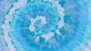 Mavi kravat boyalı gömlek. Retro Ink Spiral. Deniz 