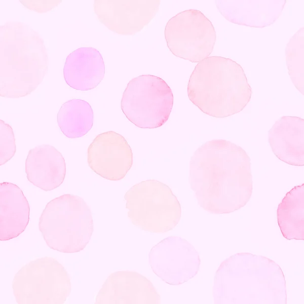 Pastel Seamless Girly Wallpaper. Akvarel — Stock fotografie