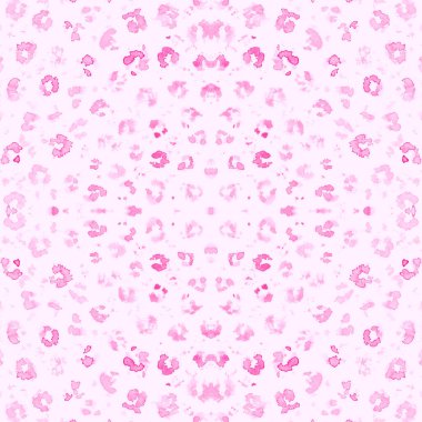 Pembe Leopar İlişkisi. Zarif Kedi Kürkü Sanatı. 