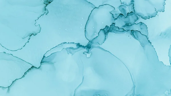Teal Pastel Flow Design. Moda de humo azul — Foto de Stock