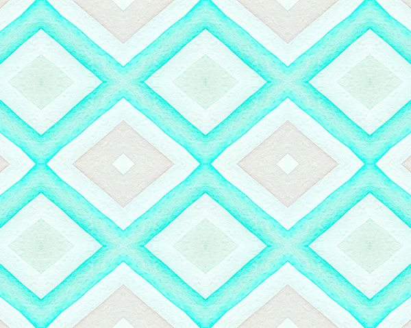 Bezproblémový Rhombusový vzor. Akvarelový diamant — Stock fotografie