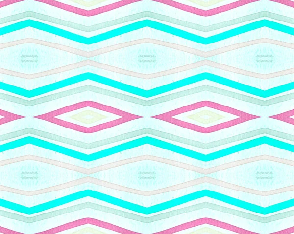 Seamless Rhombus Pattern. Watercolour Aztec — Stock Photo, Image