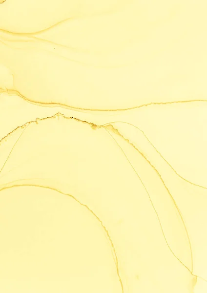 Acquerello sfondo giallo. Macchie di arte pastello. — Foto Stock