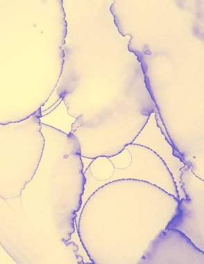 Düğün kartı şablonu. Sarı Pastel Sıvı Suyu. 