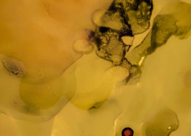 Siyah ve Sarı Soyut Mermer Deseni. Gri 