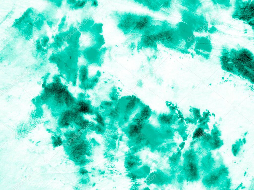 Watercolor Abstract Texture. Neo Mint Ink 