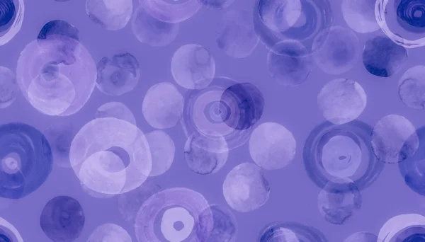 Purple Circles Ornament. Abstract Polka Dots — Stock Photo, Image