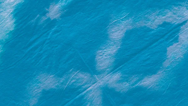 Blue Teal Ikad Chevron. Fondo de Tie-Dye. — Foto de Stock