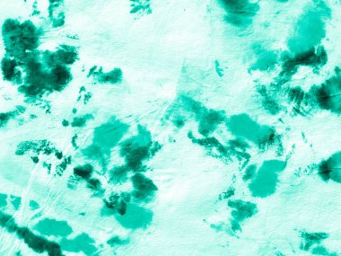 Retro Dirty Art. Turkuaz Islak Boyalı Dekor. Mürekkep 