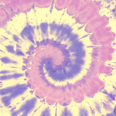 Boyalı Çember. Funky Spiral. Suluboya Girdap. 