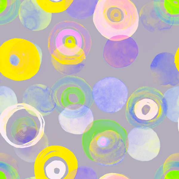 Colorful Circles Pattern. Geometric Party