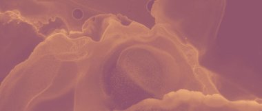 Altın Arkaplan. Kahverengi Splash. Kırmızı Sanat 