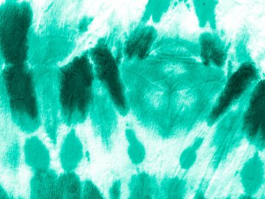 Turkuaz Shibori kravat boyası. Mürekkep Boyalı Zigzag. 