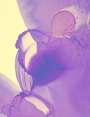 Düğün kartı tasarımı. Sarı Pastel Sıvı Sıçratma. 