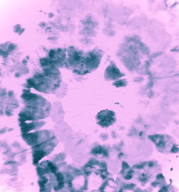 Kravatlı tişört. Pembe Sanatsal Yazdırma. Tye Die