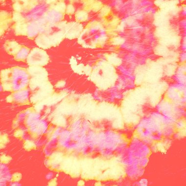 Soyut boya. Hippi girdap arka planı. Sarı