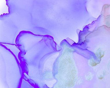 Ruhsal Sanat dokusu. Alkol Mürekkebi Dalgası Duvar Kağıdı.