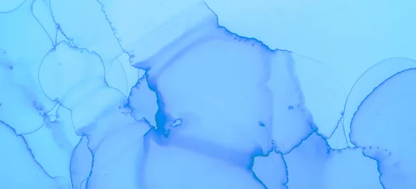 青い水彩の背景。クリエイティブ・インク・スタイン — ストック写真