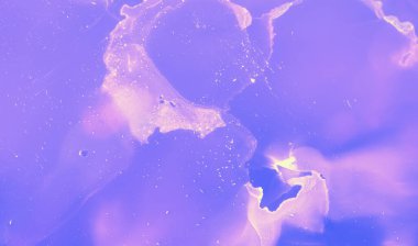 Grafik Boyama Çizimi. Mavi Çağdaş