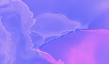 Grafik Mürekkep Gradyanı. Mavi Çağdaş Asgari