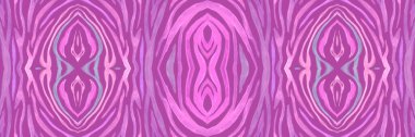 Pembe Zebra Deri Parmak izi. Geometrik Soyut