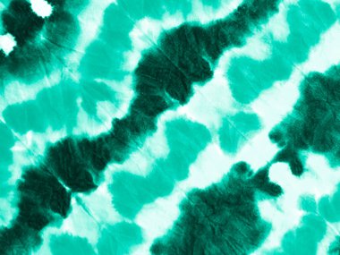 Turkuaz Kirli Kravat Boyası. Suluboya Lekeleri.