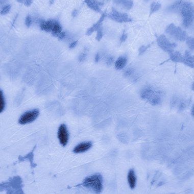 Indigo Shibori dokusu. Kırık Çizgili Yazdırma.